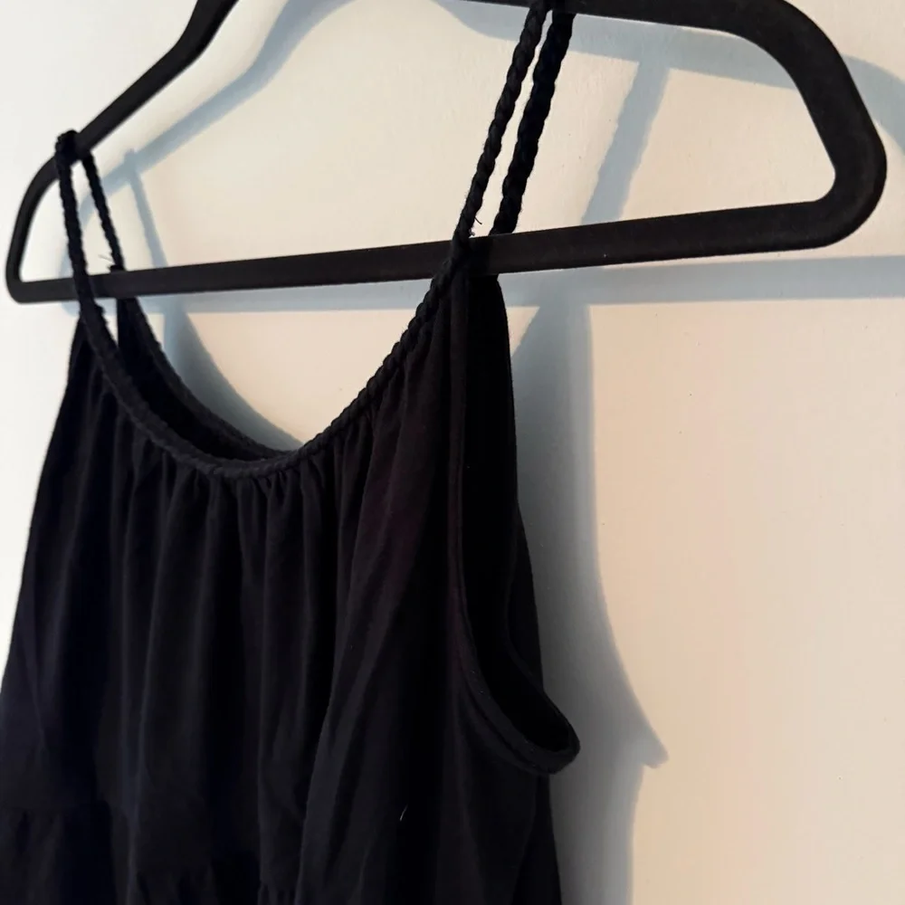 Tiered Knit Braided Trim Dress - Picture 3 of 6